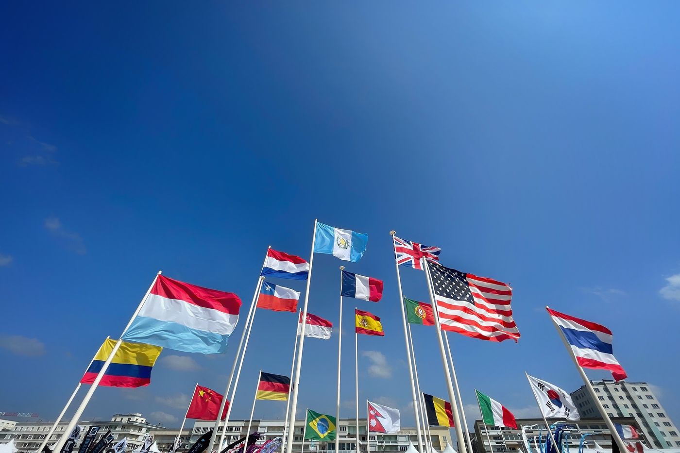 Drapeaux, La Défense