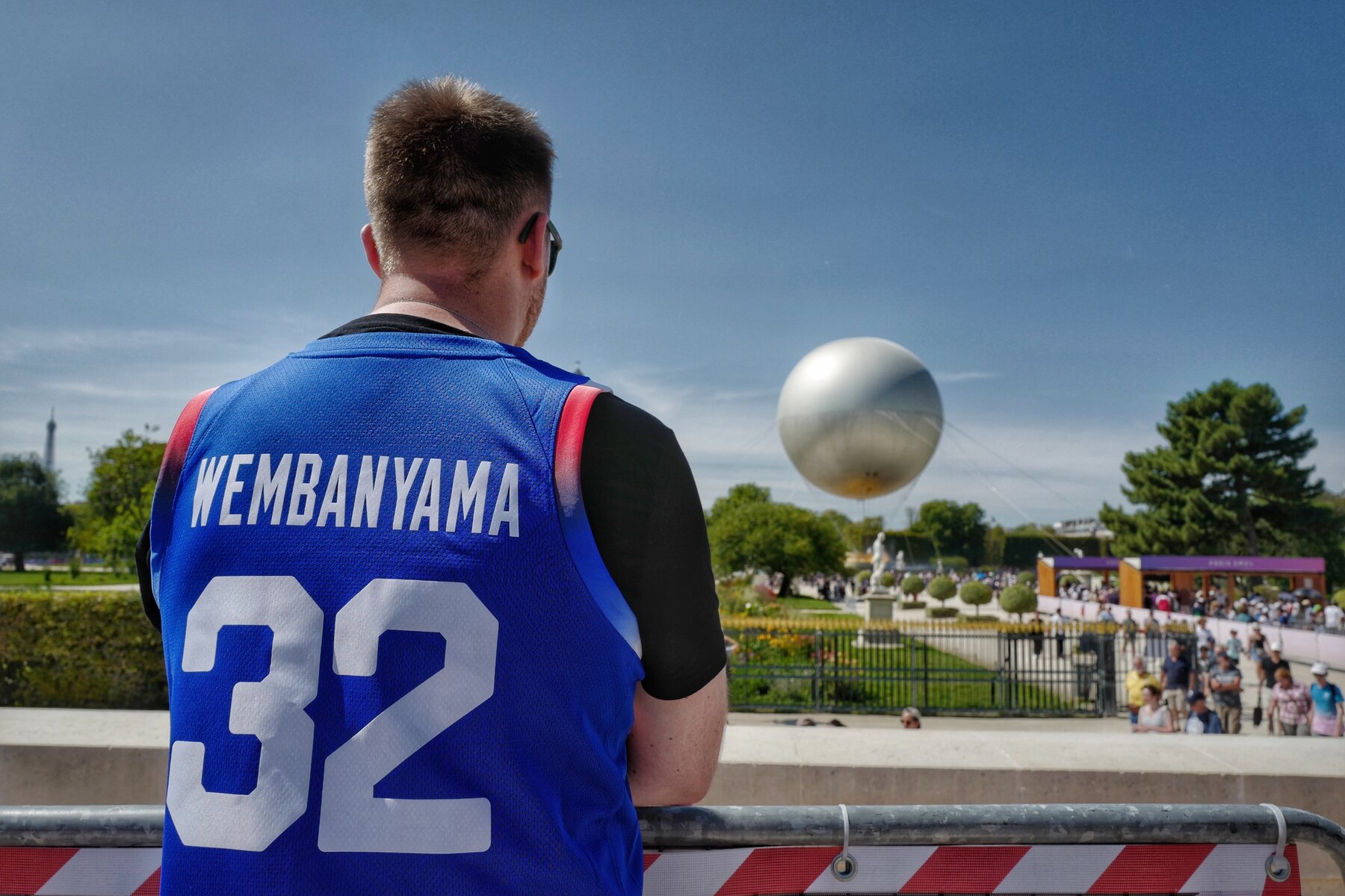 Supporter Wembanyama, ballon