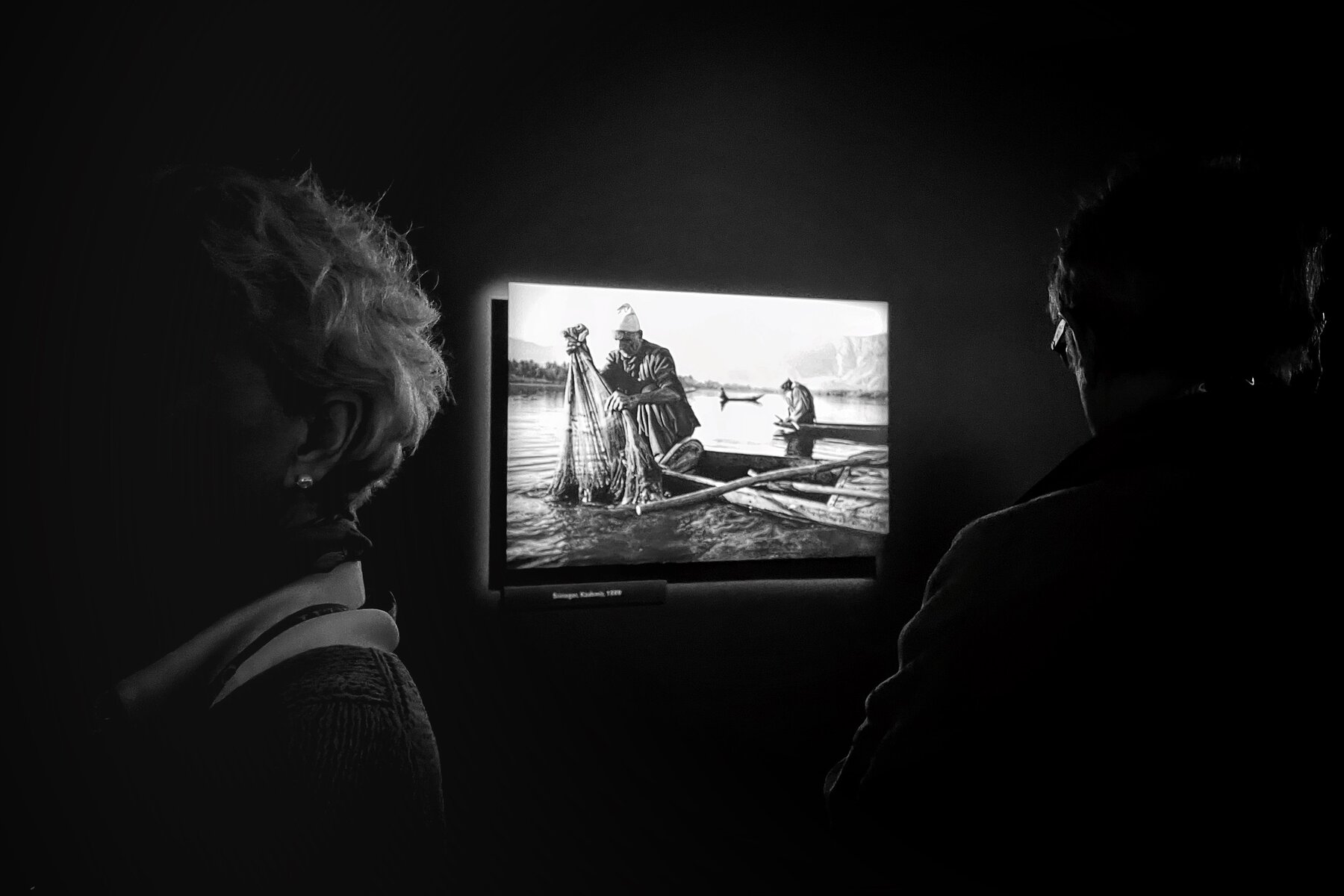 Visiteurs, exposition photo