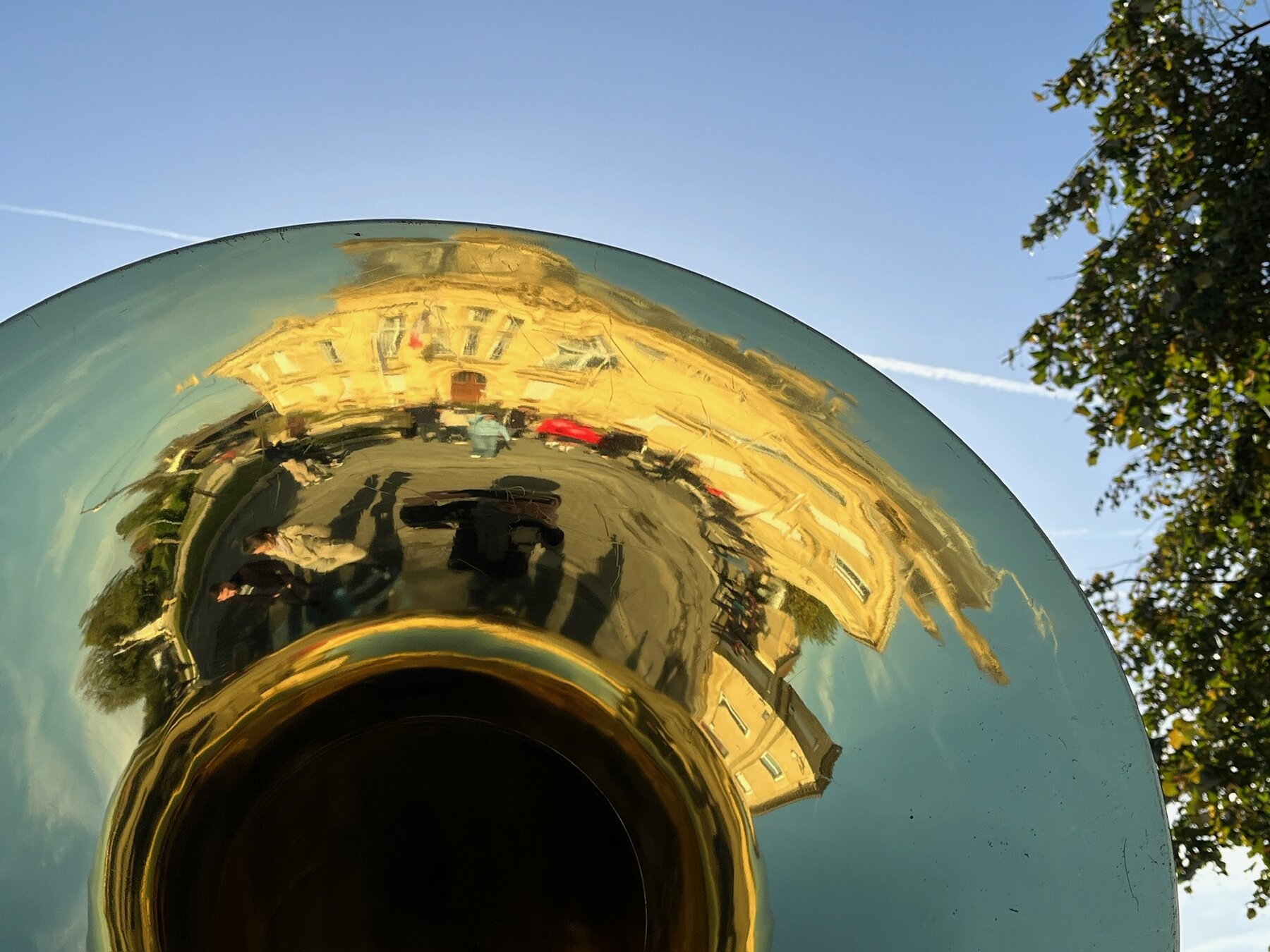 Reflet dans un tuba