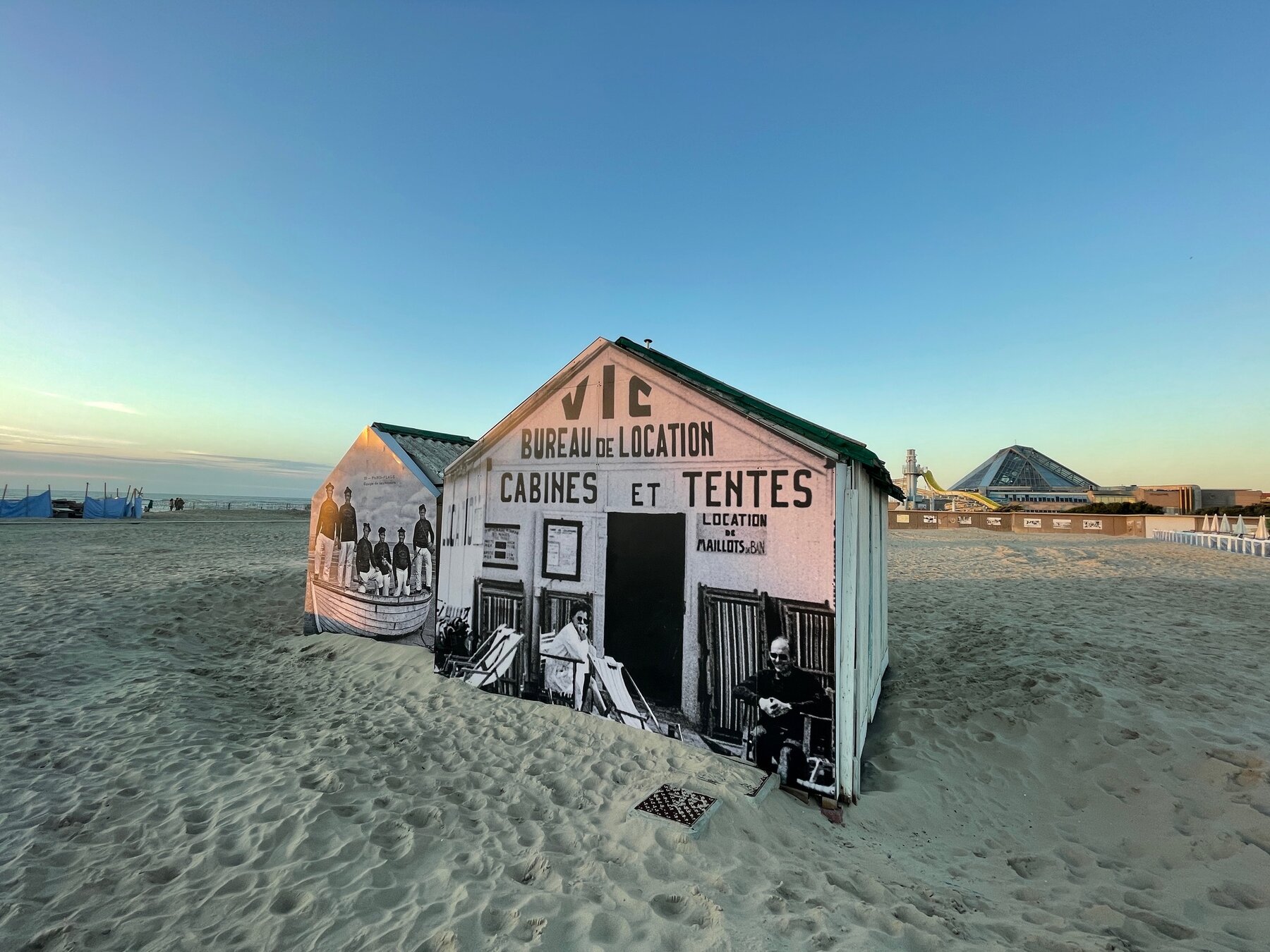 Cabine vintage, plage