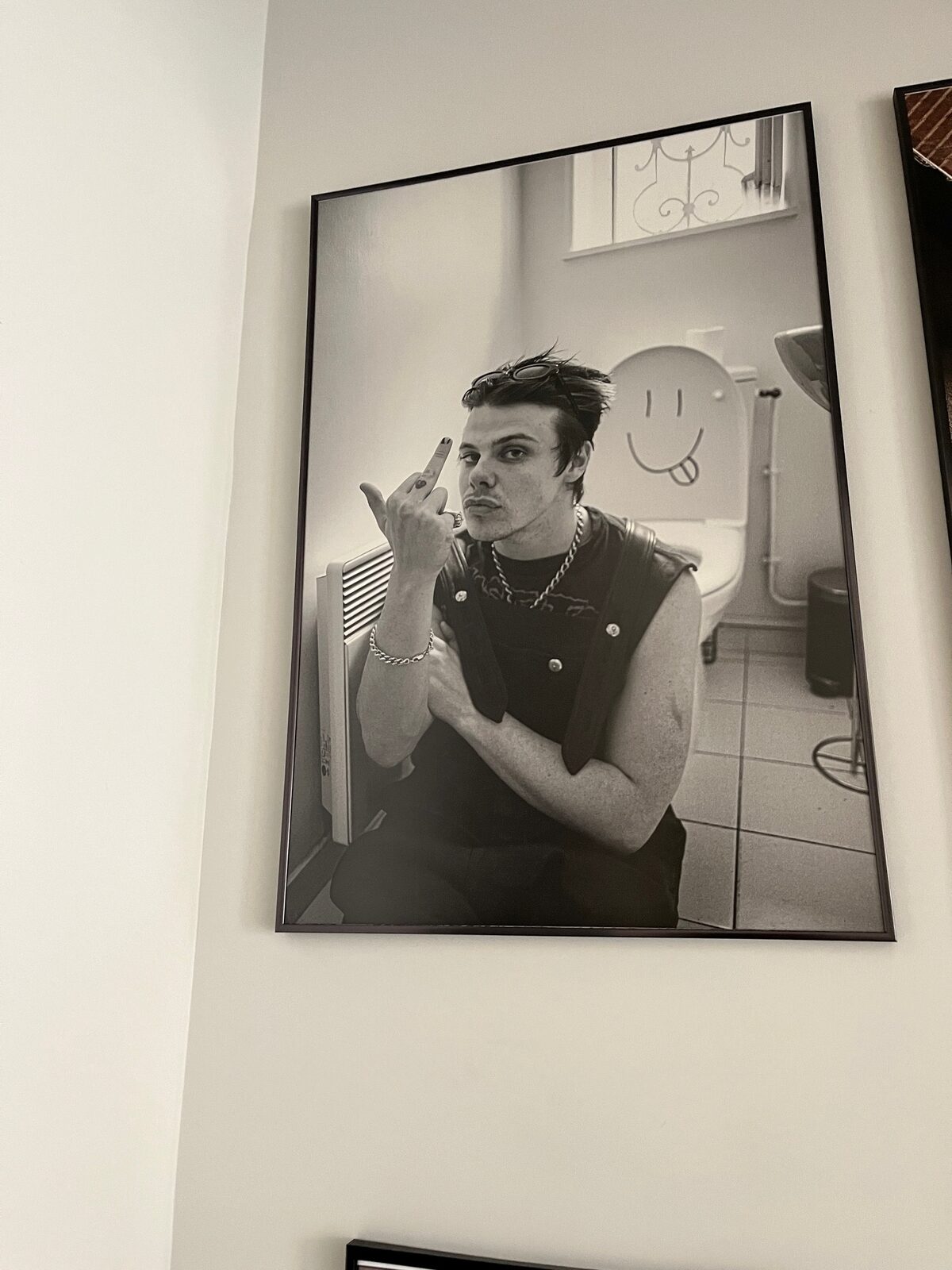 Photo encadrée, mur